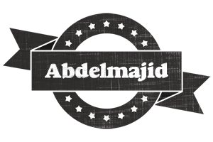 Abdelmajid grunge logo