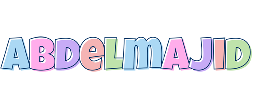 Abdelmajid pastel logo