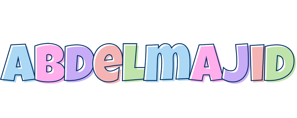 Abdelmajid pastel logo