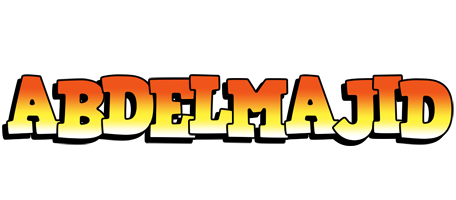 Abdelmajid sunset logo