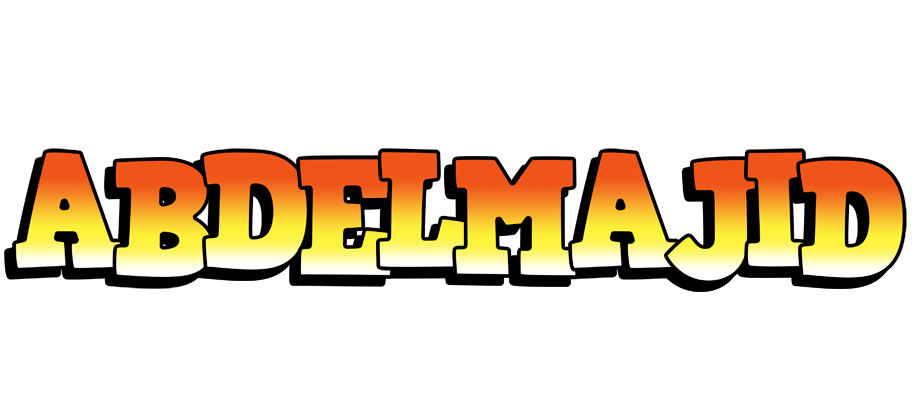 Abdelmajid sunset logo