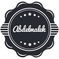 Abdelmalek badge logo