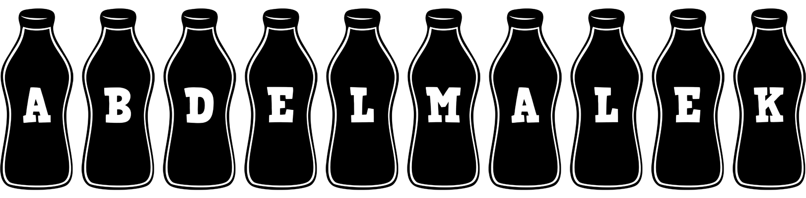 Abdelmalek bottle logo