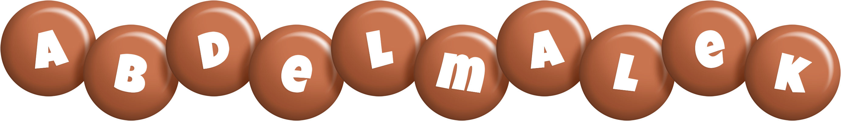 Abdelmalek candy-brown logo