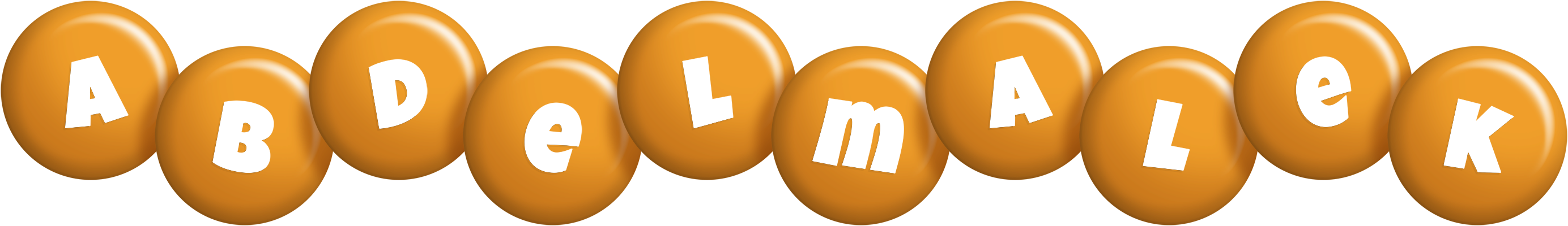 Abdelmalek candy-orange logo