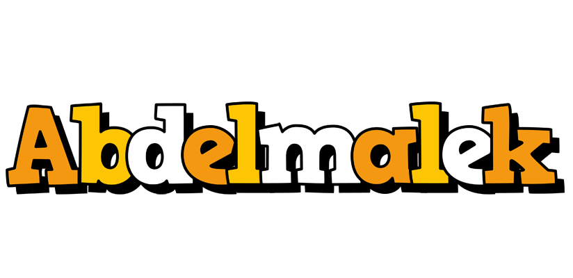 Abdelmalek cartoon logo