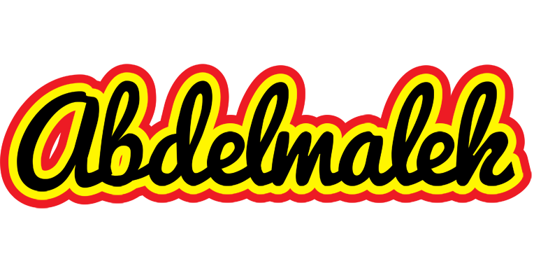 Abdelmalek flaming logo