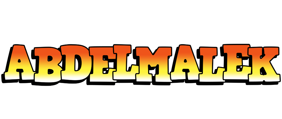 Abdelmalek sunset logo
