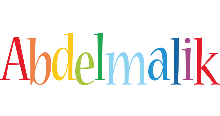 Abdelmalik birthday logo