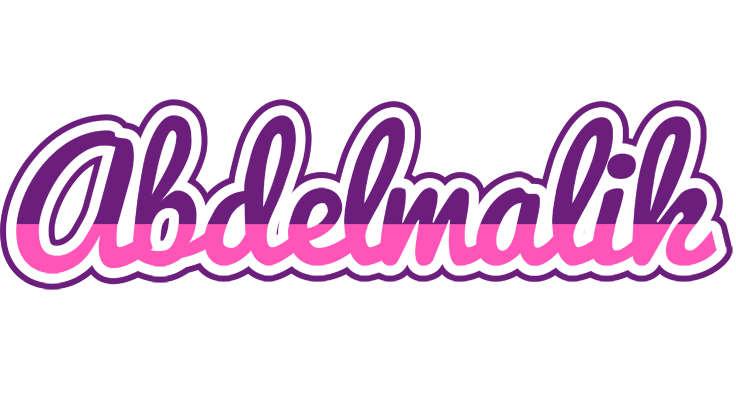 Abdelmalik cheerful logo