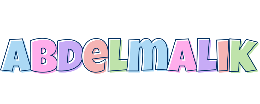Abdelmalik pastel logo