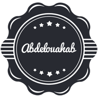 Abdelouahab badge logo