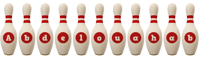 Abdelouahab bowling-pin logo