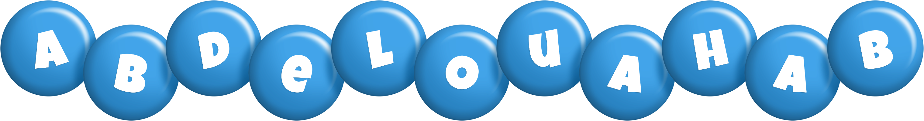 Abdelouahab candy-blue logo