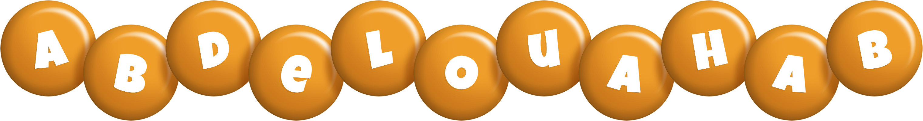 Abdelouahab candy-orange logo