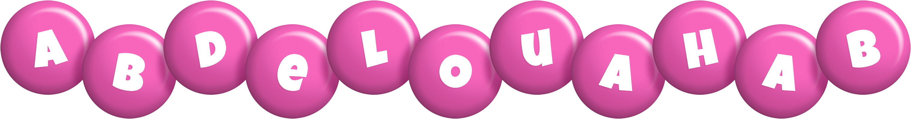 Abdelouahab candy-pink logo