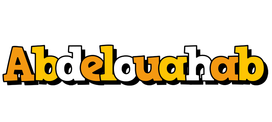 Abdelouahab cartoon logo