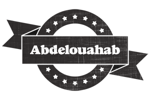 Abdelouahab grunge logo
