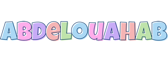 Abdelouahab pastel logo