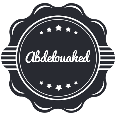 Abdelouahed badge logo