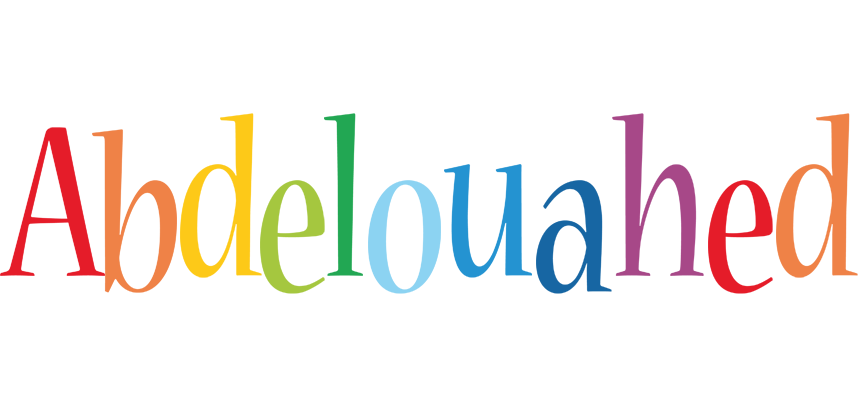 Abdelouahed birthday logo