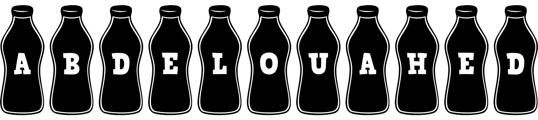Abdelouahed bottle logo