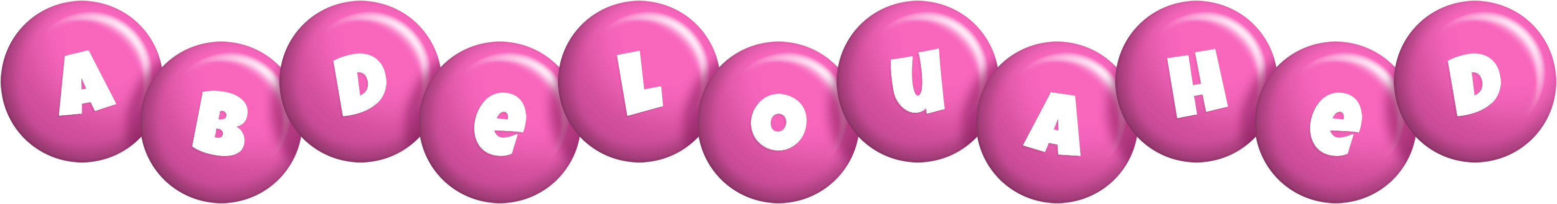 Abdelouahed candy-pink logo