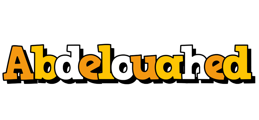 Abdelouahed cartoon logo