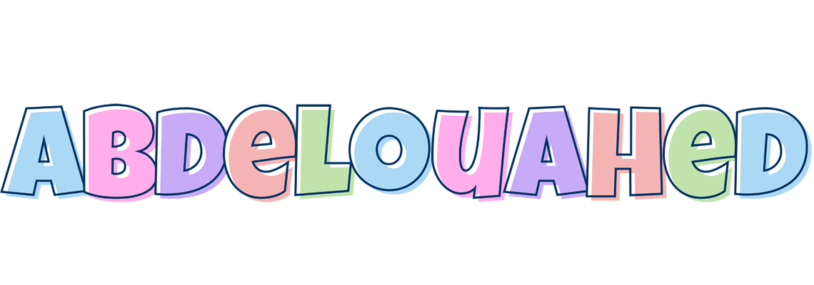 Abdelouahed pastel logo