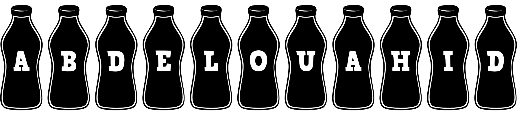Abdelouahid bottle logo