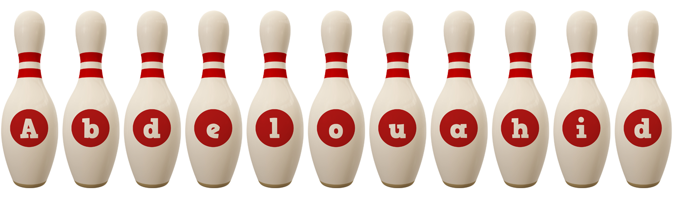 Abdelouahid bowling-pin logo