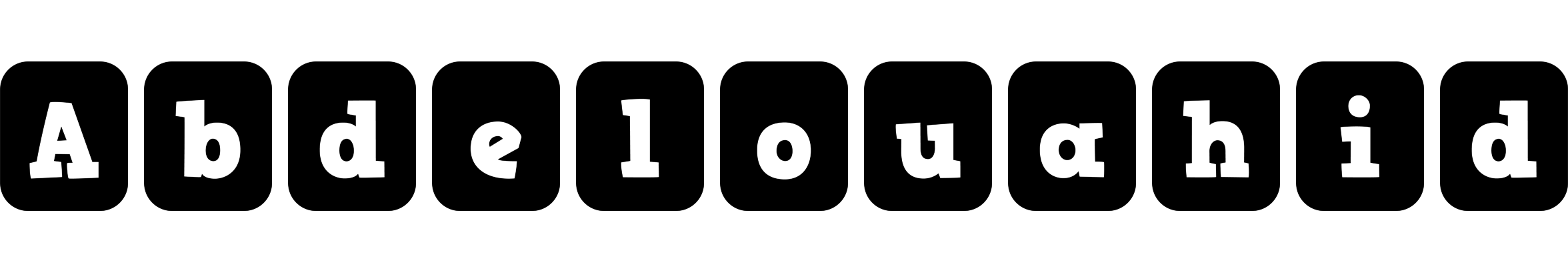 Abdelouahid box logo