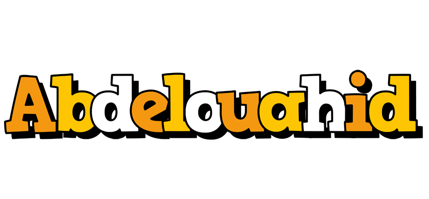 Abdelouahid cartoon logo