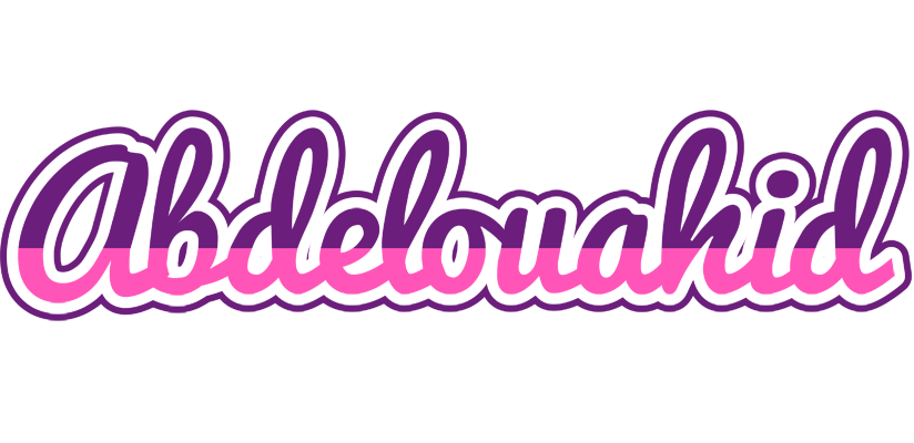 Abdelouahid cheerful logo