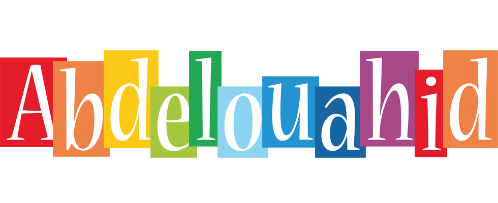 Abdelouahid colors logo