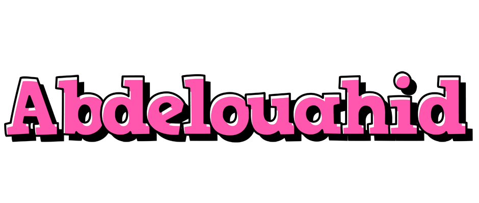 Abdelouahid girlish logo