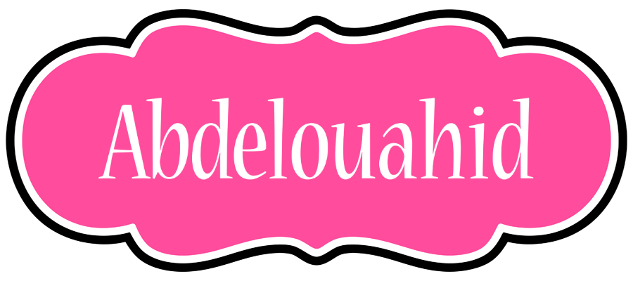 Abdelouahid invitation logo
