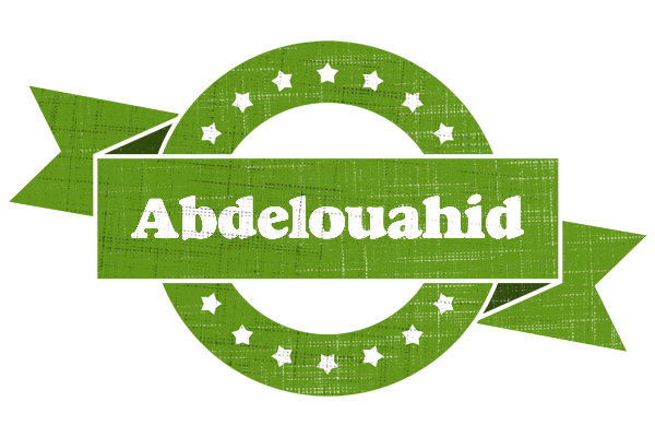 Abdelouahid natural logo