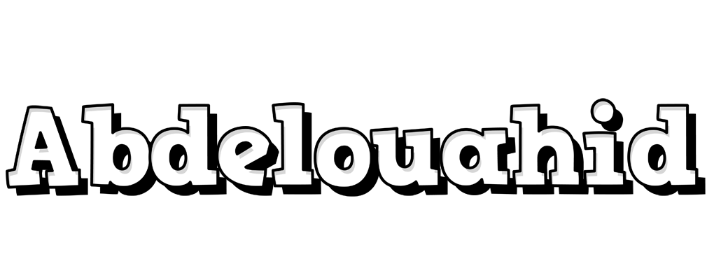 Abdelouahid snowing logo