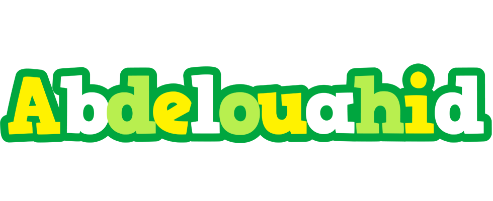 Abdelouahid soccer logo