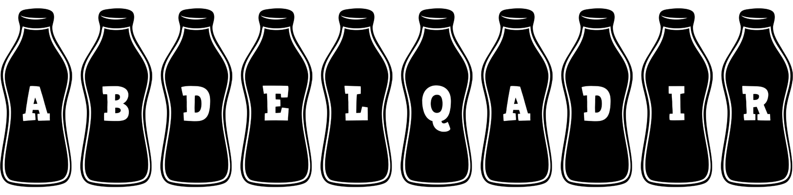 Abdelqadir bottle logo