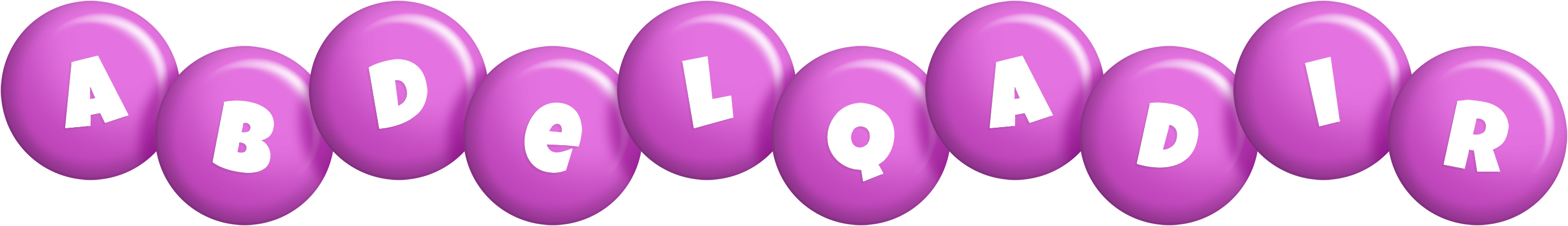 Abdelqadir candy-purple logo