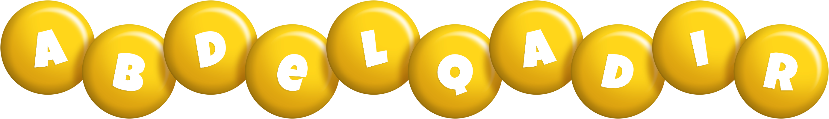 Abdelqadir candy-yellow logo