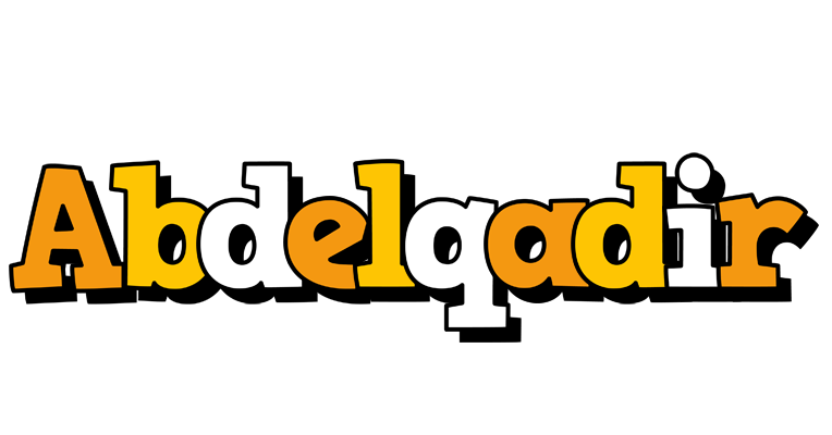 Abdelqadir cartoon logo