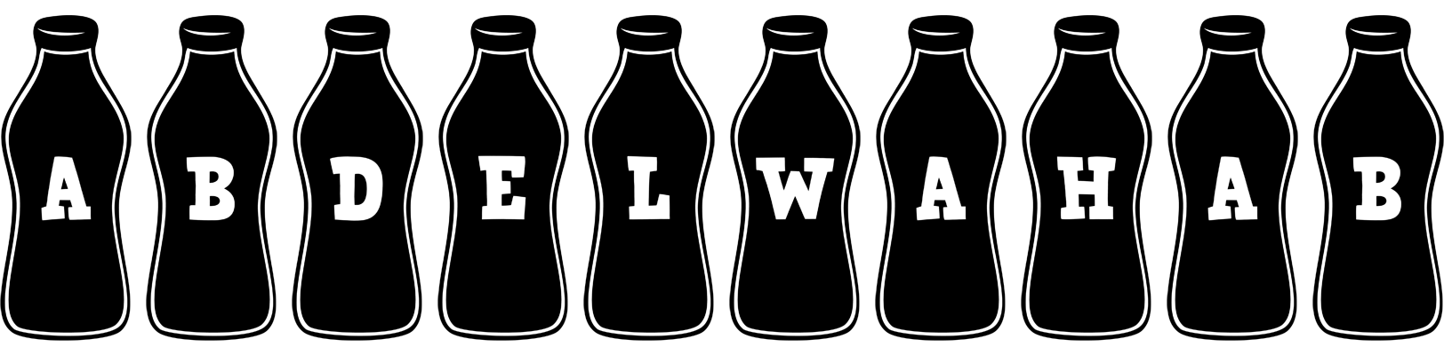 Abdelwahab bottle logo