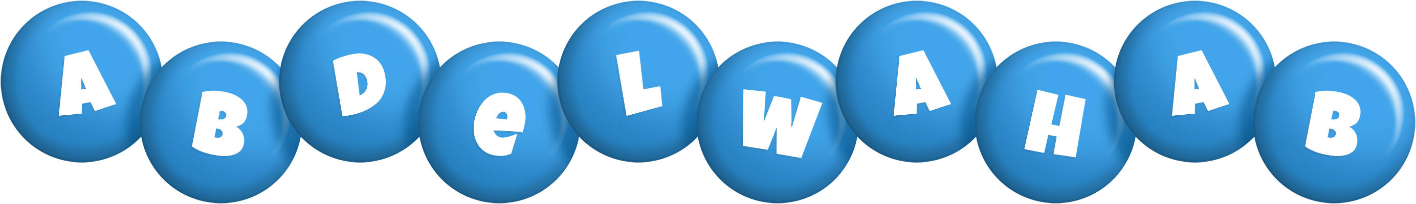 Abdelwahab candy-blue logo