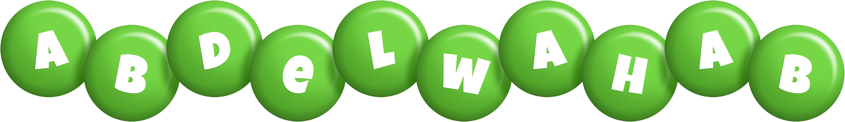 Abdelwahab candy-green logo