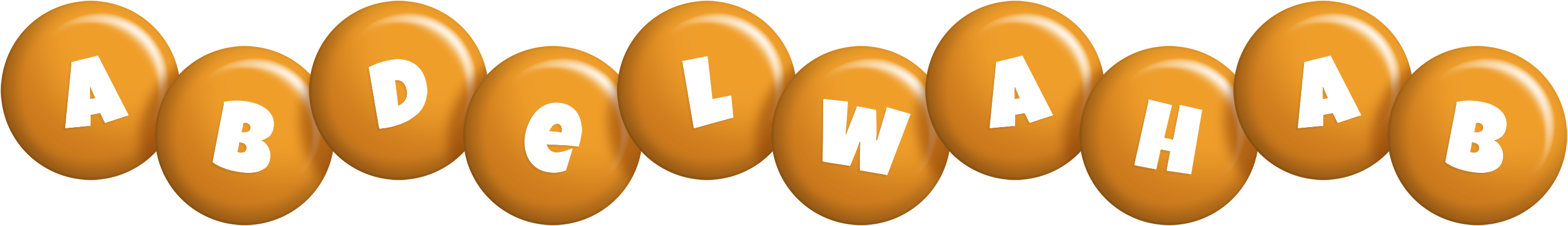 Abdelwahab candy-orange logo