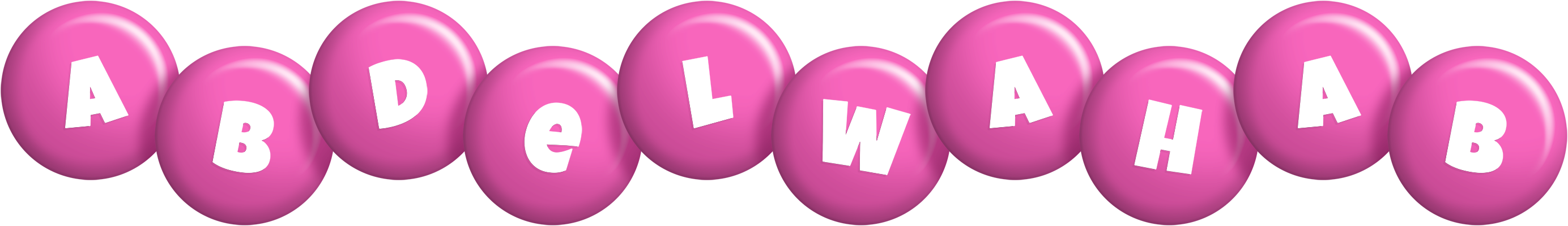 Abdelwahab candy-pink logo