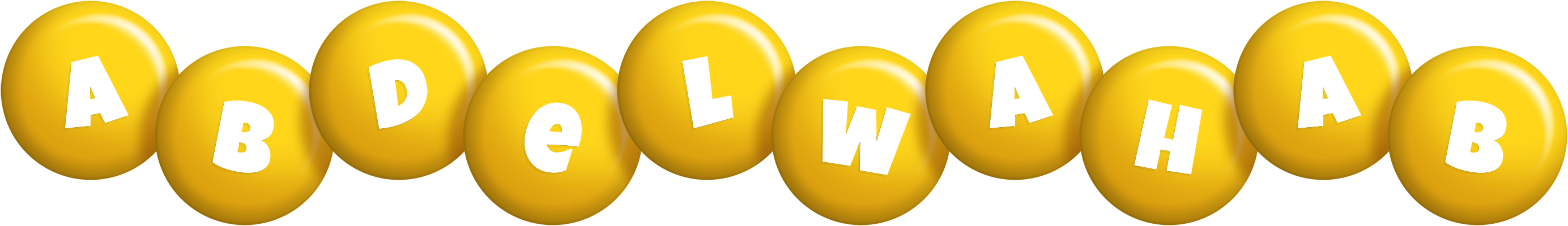 Abdelwahab candy-yellow logo